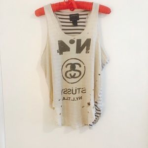  Stussy racerback tank from Urban Outfitters 